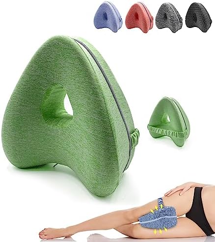  YiYLunneo Smoothspine Alignment Pillow - Relieve Hip Pain & Sciatica, Smooth Spine Alignment Pillow, Smoothspine Improved Leg Pillow For Sleeping Side Sleeper (Grey, 1PCS)