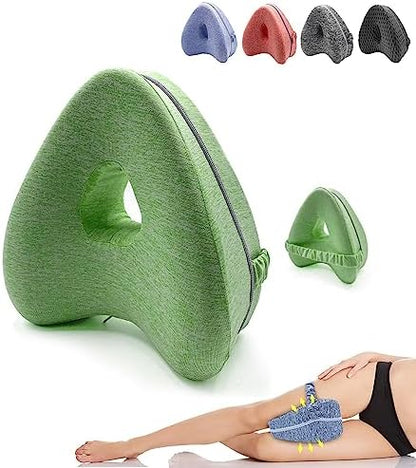  YiYLunneo Smoothspine Alignment Pillow - Relieve Hip Pain & Sciatica, Smooth Spine Alignment Pillow, Smoothspine Improved Leg Pillow For Sleeping Side Sleeper (Grey, 1PCS)