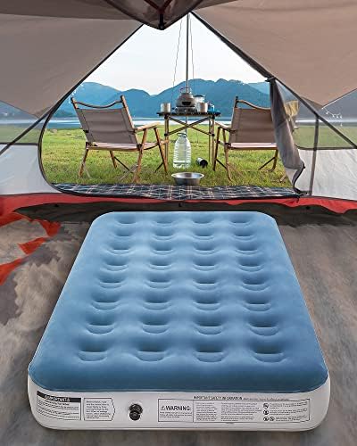  Twin Camping Air Mattress Bed, Single High Inflatable Airbed For Guests, Elevated Blow Up Mattresses With Handheld Rechargeable Pump, Portable And Foldable Bed For Home & Travel