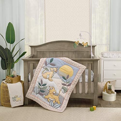  Disney The Little Mermaid Pink, Aqua, & Coral Ariel Cute By Nature 3Piece Nursery Crib Bedding Set - Comforter, Crib Sheet, Dust Ruffle, Pink, Aqua, Coral, Navy