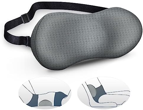  JUKAMO Lumbar Support Pillow For Office Chair And Car Seat With Adjustable Strap, Anti-Slip Back Support Pillow For Lower Back Pain Relief, Ergonomic Memory Foam With Washable Cover For Bed, Travel