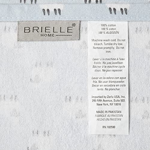  Flannel Sheet Set Cotton Soft Warm & Cozy Modern Chic With Elastic Deep Pockets, Queen, Sheep Light Blue