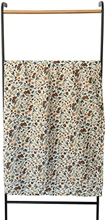  Mebie Baby Daisy Dream Muslin Swaddle, Modern And Neutral Swaddle Blanket For Baby Girl Or Boy, Soft Baby Blankets, Newborn Swaddle Blanket, 0-3 Month, Comfy Wrap, Baby Essentials & Gifts