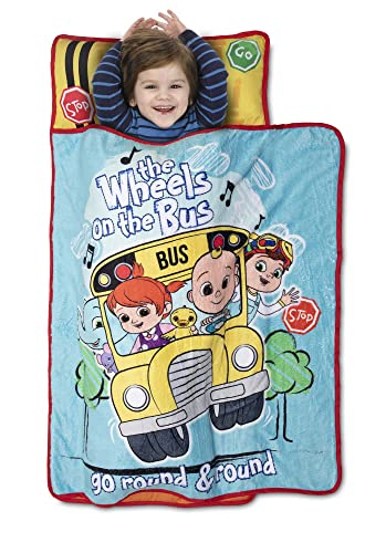  CoComelon Kids Back Resting Pillow For Reading And Watching TV – Bed Rest Pillow With Arms To Lounge With Comfortable Back Support – Great For The Bed Or Couch