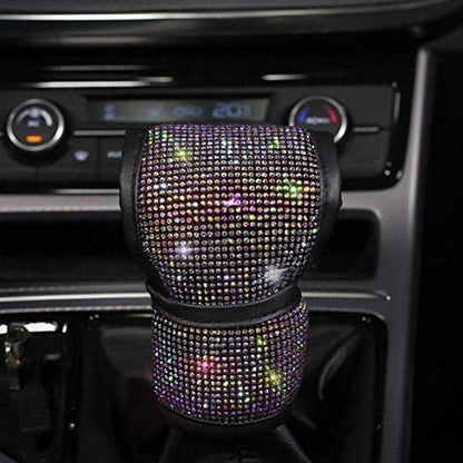  Car Neck Pillow Decoration, MoreChioce 3D Bling Rhinestone Glitter Crystal Car Interior Styling Accessories Car Interior Decoration Cover