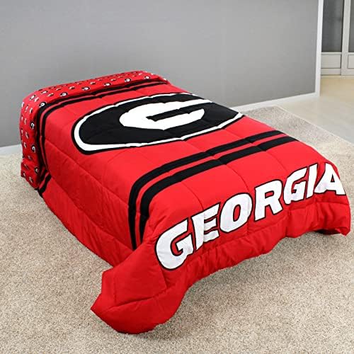 COLLEGE COVERS Everything Comfy Clemson Tigers Reversible Big Logo Soft And Colorful Comforter, Full
