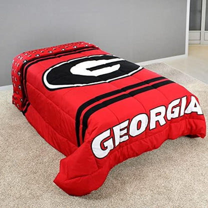 COLLEGE COVERS Everything Comfy Clemson Tigers Reversible Big Logo Soft And Colorful Comforter, Full