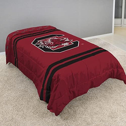 COLLEGE COVERS Everything Comfy Clemson Tigers Reversible Big Logo Soft And Colorful Comforter, Full