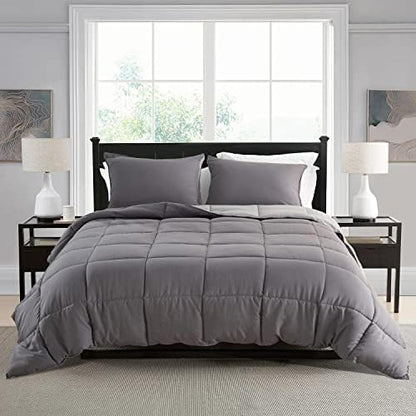  Bedding-Comforter-Set-Duvet-Insert, Soft, Lightweight,Breathable, Blue/Teal, All Season King