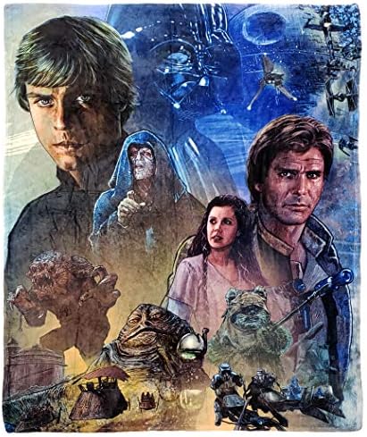  Disney Star Wars, "Master Of Evil" HD Silk Touch Throw Blanket, 46" X 60", Multi Color