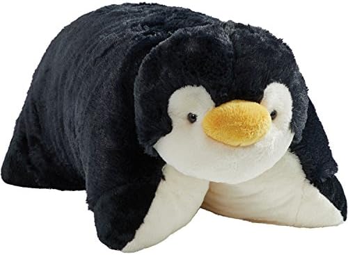  Pillow Pets Originals Stuffed Animal Plush Toy 18", Playful Penguin & Original, Wild Fox, 18" Stuffed Animal Plush Toy