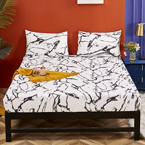  Solid Rust Bed Sheet Set Burnt Orange 4 Pieces Bedding Sheet Set 1 Fitted Sheet 1 Flat Sheet With 2 Pillowcases Queen Size Women Men Bed Caramel Sheet Sets