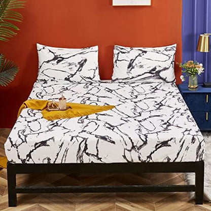  Solid Rust Bed Sheet Set Burnt Orange 4 Pieces Bedding Sheet Set 1 Fitted Sheet 1 Flat Sheet With 2 Pillowcases Queen Size Women Men Bed Caramel Sheet Sets