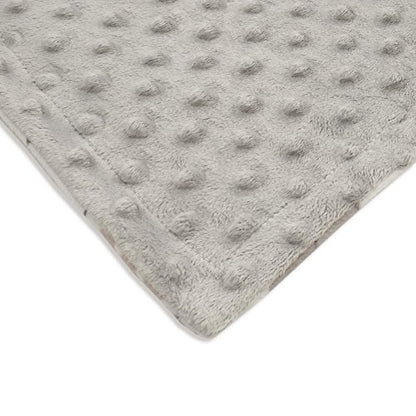  Baby Blanket Soft Minky With Double Layer Dotted Backing, Lovely Animals Printed 30 X 40 Inch Receiving Blanket