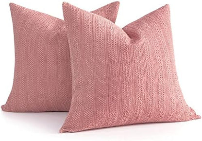  Cocoploceus 26x26 Pillow Covers Boho Euro Shams Set Of 2 Decorative Throw Pillow Covers Cotton Large Square Pillowcase For Couch Bed, Sage Green