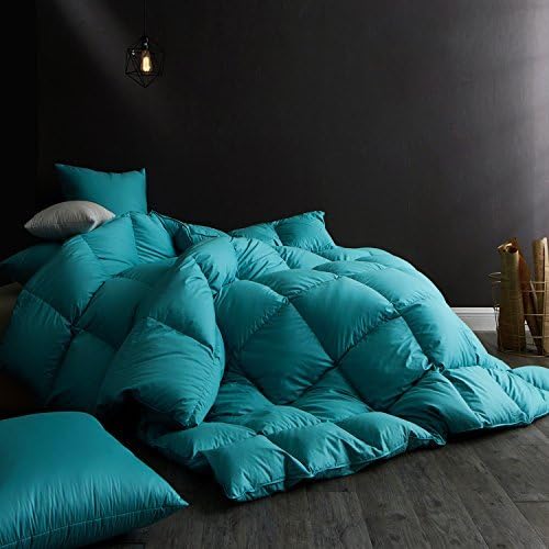  Globon Goose Down Comforter King Size All Season Duvet Insert Ultra-Soft 100% Cotton, 45OZ,650 Fill Power, Medium Warmth With Corner Tabs, White.…