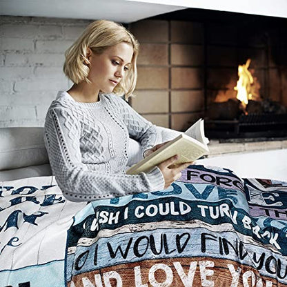  Nniversary Romantic Gifts For Husband, Ultra-Soft Micro Fleece Sherpa Throw Blanket, Valentines Day Gifts For Him, Husband Birthday Gifts From Wife, For Bedding Sofa And Travel (80x60inch)