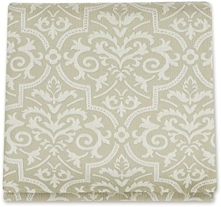  ENAISSANCE HOME FASHION NATALIE Woven Bedspread, Queen, Stone,Queen