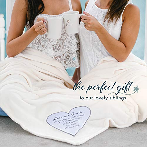  19504 Comfort Blanket - Love You Sister Thick Warm 320 GSM Royal Plush Throw Blanket
