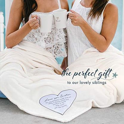  19504 Comfort Blanket - Love You Sister Thick Warm 320 GSM Royal Plush Throw Blanket