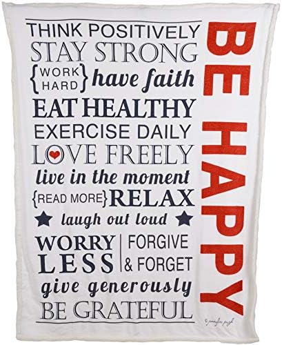  Premium Flannel And Sherpa Blanket Double-Layer -Inspirational Gift For Friends, Family - Birthday, Get Well -Comforting Super Soft Flannel Blanket (60x80) -Art By Jennifer Pugh (Trust In The Lord)