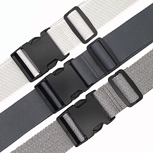  2PCS Topper/Memory Foam Mattress Packing Straps For Moving Or Storage (60" X 2", Dark Grey)