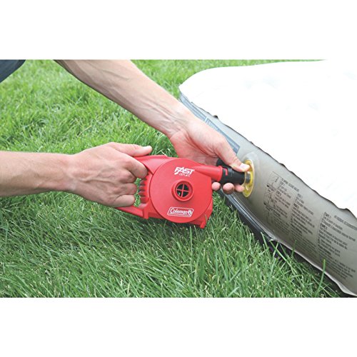 Coleman Handheld Pump For Air Mattress | Battery-Powered QuickPump For Inflating Air Beds