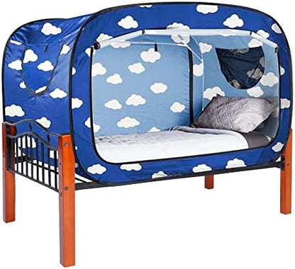  Op Up Privacy Tent For Indoor Use Bed Canopy For Sleeping Bed Tent Double Door With Mosquito Mesh Window