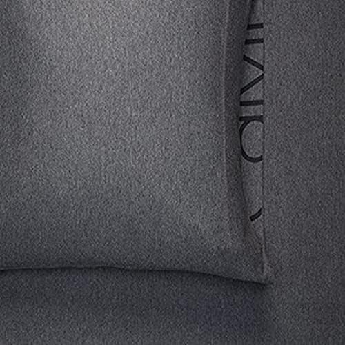 Calvin Klein Modern Cotton Body Solid Set Of 2 Pillowcases, Standard Size, Cotton Modal 170 GSM (White)