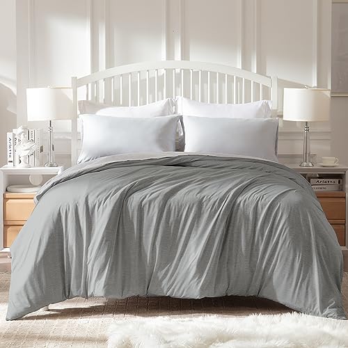  EXQ Home Cooling Cover 90x90-Queen Size Premium Soft Duvet Cover For Weighted Blanket With Zipper,Machine Washable (Dark Grey,Duvet Cover Only)