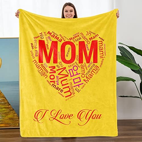  Gifts For Mom, Mothers Day Birthday Gifts For Mom, Blanket To My Mom Gift From Daughter Son, Mother's Day, Mom Blanket 56 X71