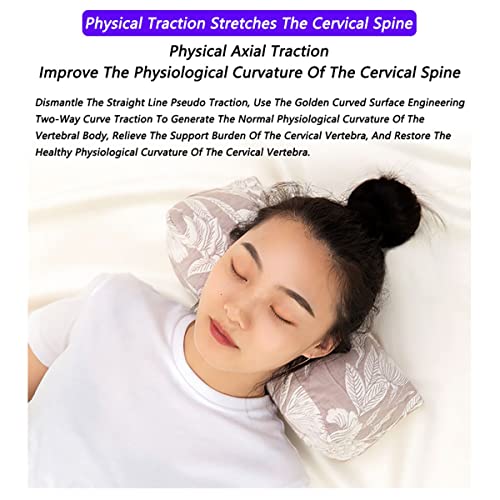  Neck & Cervical Pillows, Buckwheat Pillow Cervical Neck Roll Pillow Buckwheat Hulls Filling Cooling Round Pillows Lunch Break Buckwheat Pillow Office Waist Support Organic Buckwheat Pillow (Color : B