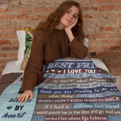  Gifts For Best Friends Women Blanket 60"x50", Friendship Gifts For Women Friends, Gifts For Friends Female, Birthday Gifts For Women Friendship,Best Friend Birthday Gift For Sister Mothers Day