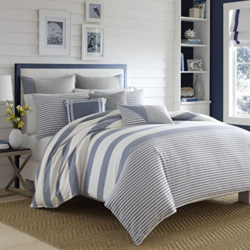 Nautica - Euro Sham, Stylish Home Decor With Hidden Zipper Closure (Fairwater Blue, 26" X 26")