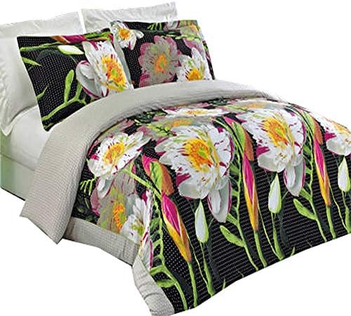  Luxury 3PC Safari King/Cal King Duvet Cover Set 100Percent Cotton 300 Thread Count