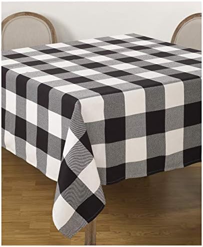  Occasion Gallery Black 3-Piece Holiday Buffalo Plaid (King Size) Duvet Cover (Filling NOT Included) Set 104" X 94" Rectangular, 100% Cotton