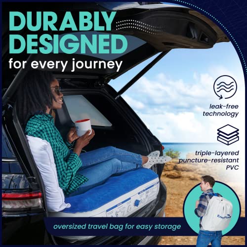  Never-Leak Camping Series Twin/Queen Camping Airbed With High Speed Pump Air Mattress Single High Inflatable Blow Up Bed For Home Camping Travel