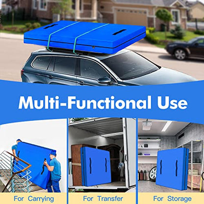  NVRGIUP Mattress Bags For Moving，Mattress Cover For Moving With Heavy Duty Tarp Mattress Bag With 8 Handles Moving Mattress Bag Protector Moving Supplies & Moving Bags Queen Size 82’’x63’’x15’’
