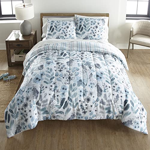  Queen Bedding Set - 3 Piece - Cordoba Contemporary Comforter Set With Queen Comforter And Two Standard Pillow Shams - Machine Washable