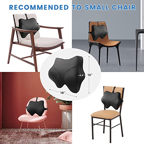 Anzhixiu Lumbar Support Pillow For Office Chair Help Sit More Upright - Lumbar Support Pillow For Scientific Lower Back Support Leaves More Sit Space - Standard