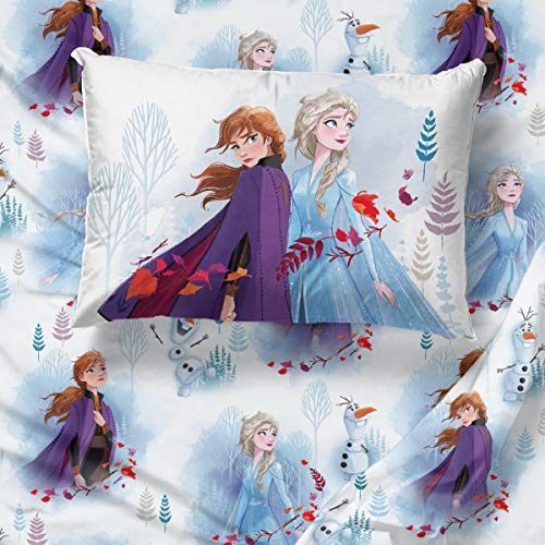  Disney Forest 3 Piece Twin Sheet Set, Frozen 2 Spirit