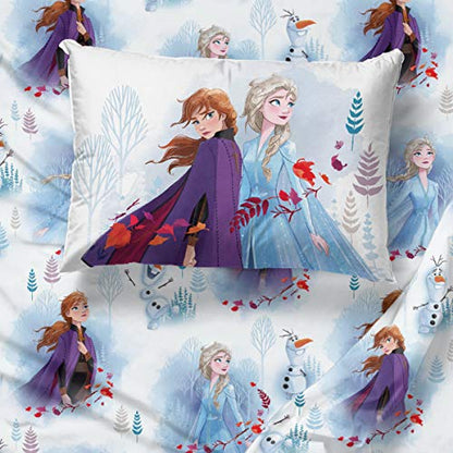  Disney Forest 3 Piece Twin Sheet Set, Frozen 2 Spirit