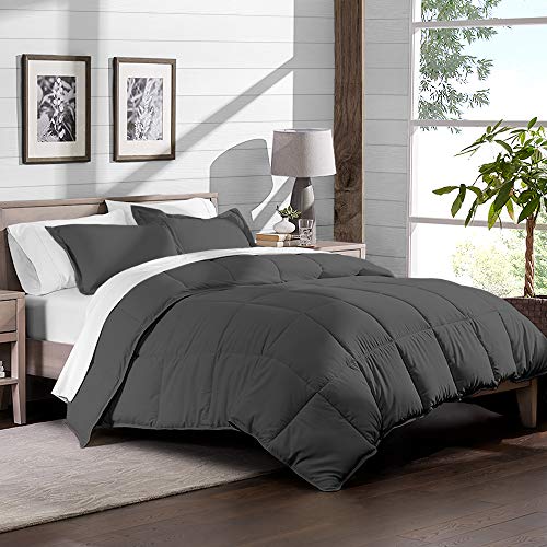  Charcoal Twin Extra Long Down Alternative Comforter Set By Ivy Union