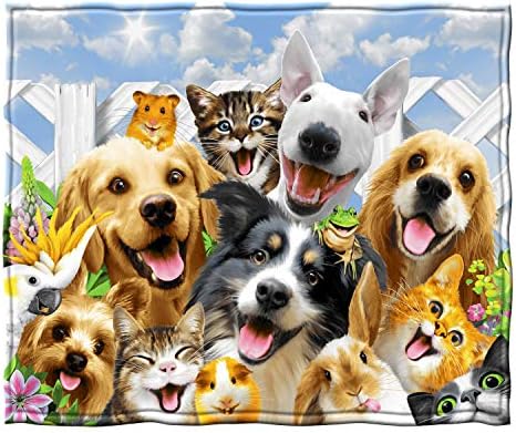  Wonder Kitten Fleece Blanket For Bed, 50" X 60" Cat Fleece Throw Blanket For Women, Men And Kids - Super Soft Plush Kitten Blanket Throw Plush Blanket For Cat Lovers
