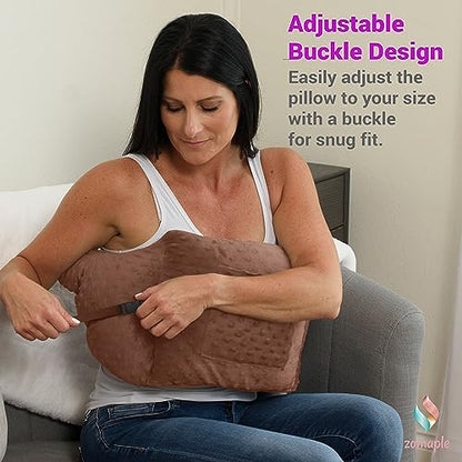 Mastectomy Pillow - Post Surgery Pillow, Breast Pillow For After Heart Surgery, Breast Reduction & Augmentation Patients - Heart Pillow For Sleeping, Recovery & Seatbelt Protection-Surgery Pillow Gift