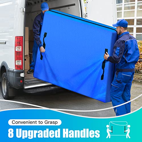  Mattress Bags For Moving Queen Size Reusable Mattress Storage Bag With Zipper Heavy Duty Tarp Mattress Cover For Moving With Handles Moving Mattress Bag Protector Moving Supplies & Moving Bags