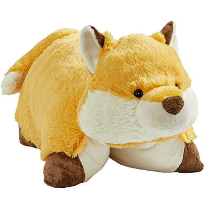  Pillow Pets Originals Stuffed Animal Plush Toy 18", Playful Penguin & Original, Wild Fox, 18" Stuffed Animal Plush Toy