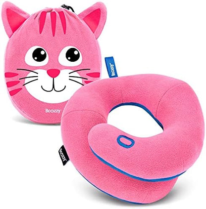 BCOZZY Kids Travel Neck Pillow, Supports The Neck, Head & Chin, Stops The Head From Falling Forward, For Kids Who Fall Asleep In The Car Seat & Plane, For Kids 3-7 Y/O, Navy