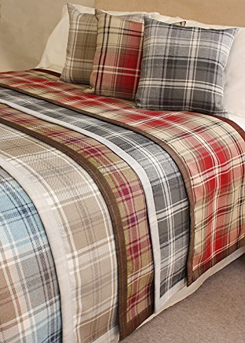  Artan Bed Runner To Fit Single Double & Kingsize Beds. Charcoal Grey 50 Cm X 165 Cm - 20 X 65 Inches Angus Range