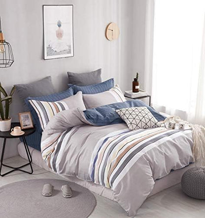  Swanson Beddings Leafy Vines 3-Piece 100% Cotton Bedding Set: Duvet Cover And Two Pillow Shams (Queen)
